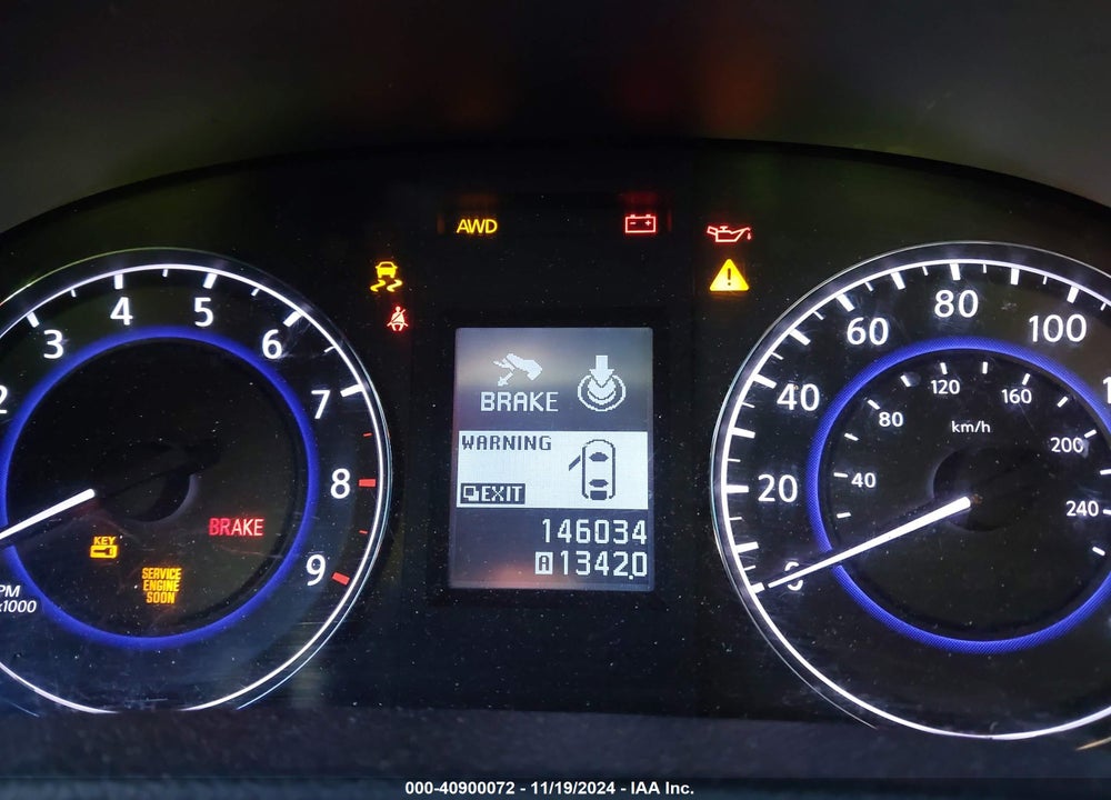 2013 INFINITI G37X VIN: JN1CV6AR6DM765830