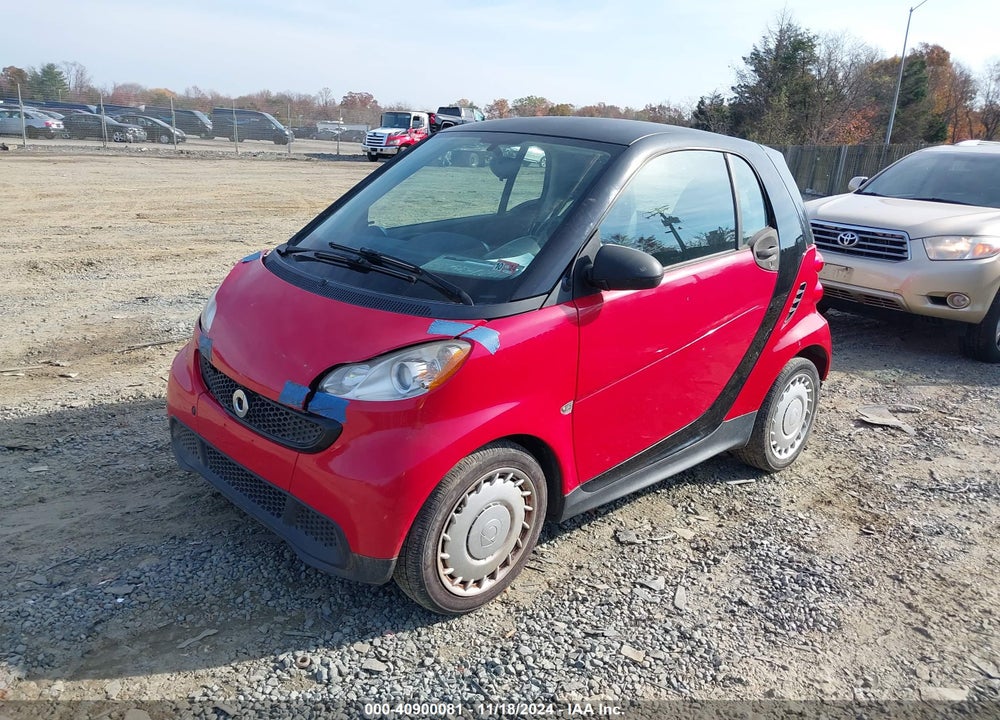 2014 SMART FORTWO PASSION/PURE VIN: WMEEJ3BA6EK744466