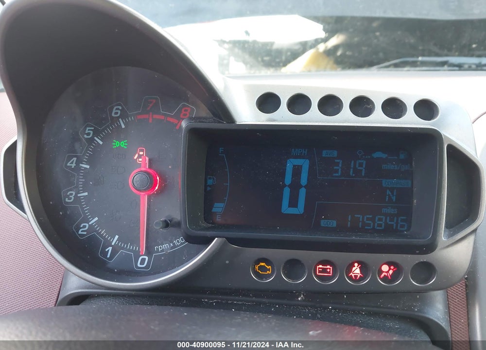 2012 CHEVROLET SONIC VIN: 1G1JD5SH9C4123097