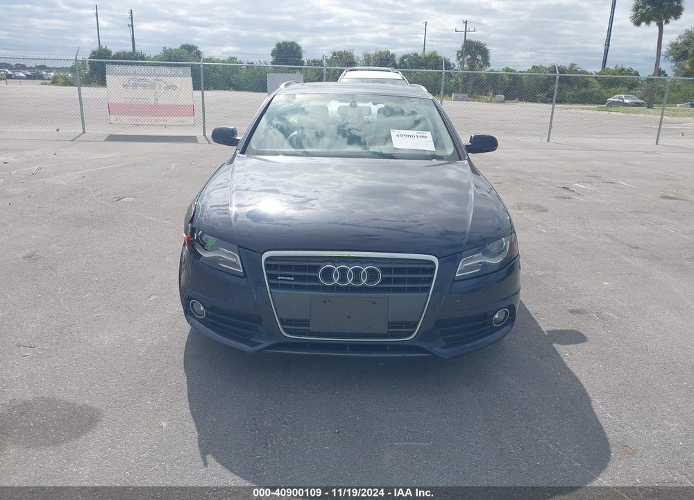 2012 AUDI A4 2.0T PREMIUM VIN: WAUWFAFL1CA016509