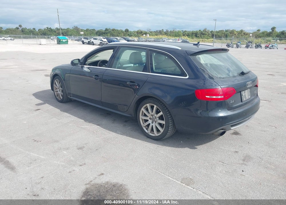 2012 AUDI A4 2.0T PREMIUM VIN: WAUWFAFL1CA016509