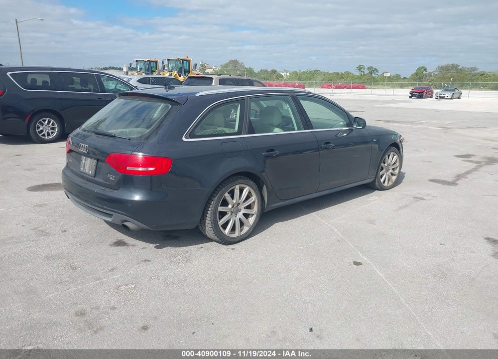 2012 AUDI A4 2.0T PREMIUM VIN: WAUWFAFL1CA016509