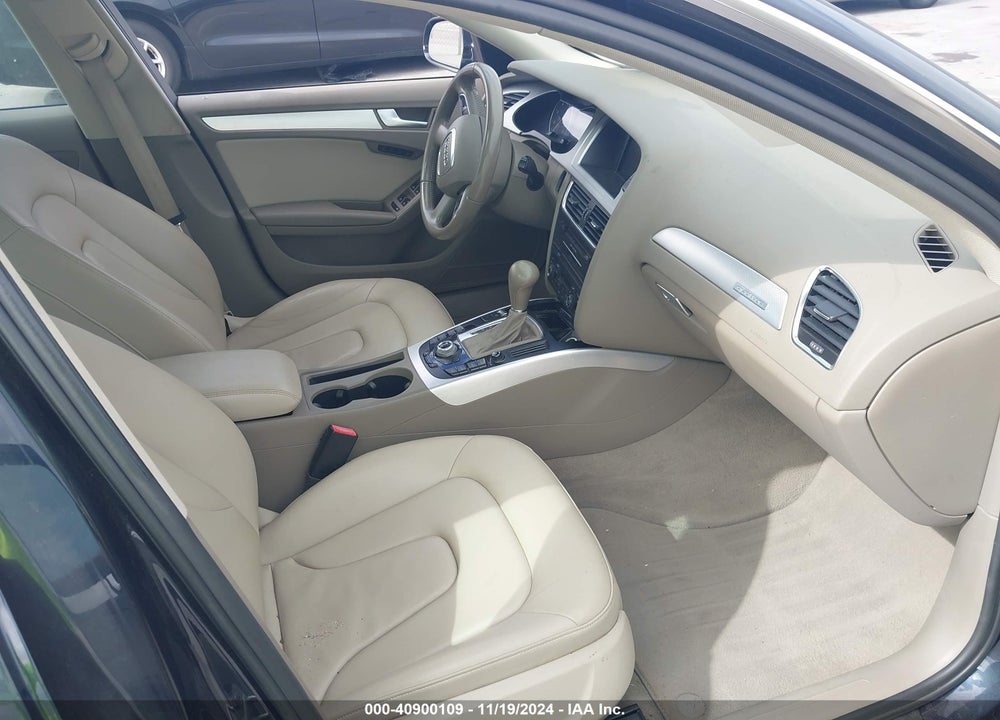 2012 AUDI A4 2.0T PREMIUM VIN: WAUWFAFL1CA016509