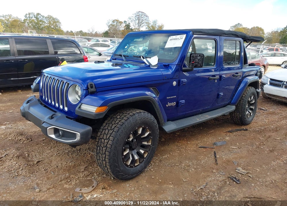 2018 JEEP WRANGLER UNLIMITED SAHARA 4X4 VIN: 1C4HJXEG3JW253245