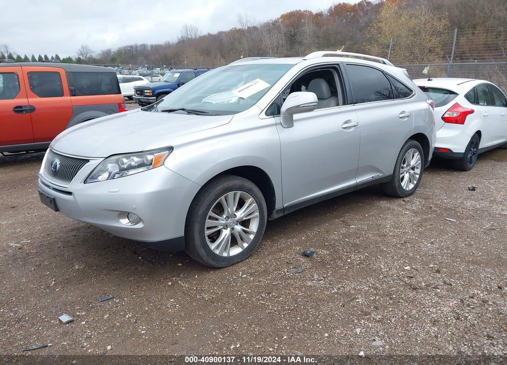 2010 LEXUS RX 450H VIN: JTJBC1BA7A2021457