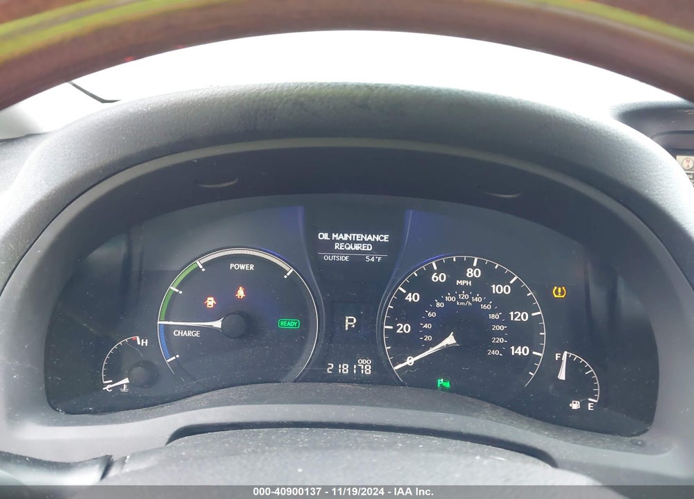 2010 LEXUS RX 450H VIN: JTJBC1BA7A2021457
