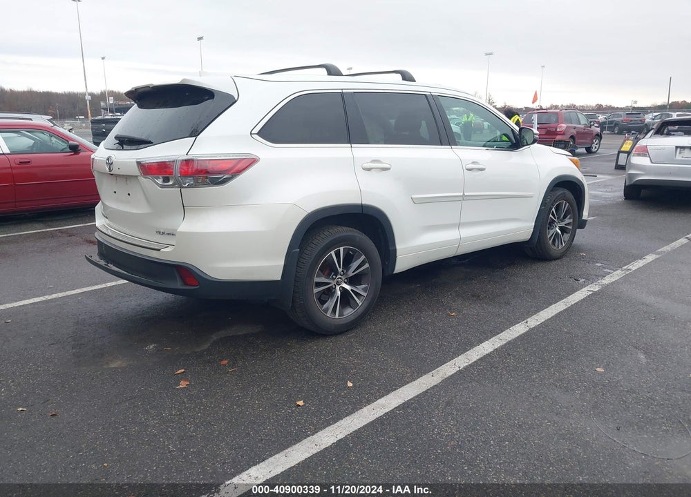 2016 TOYOTA HIGHLANDER XLE V6 VIN: 5TDJKRFH1GS319981