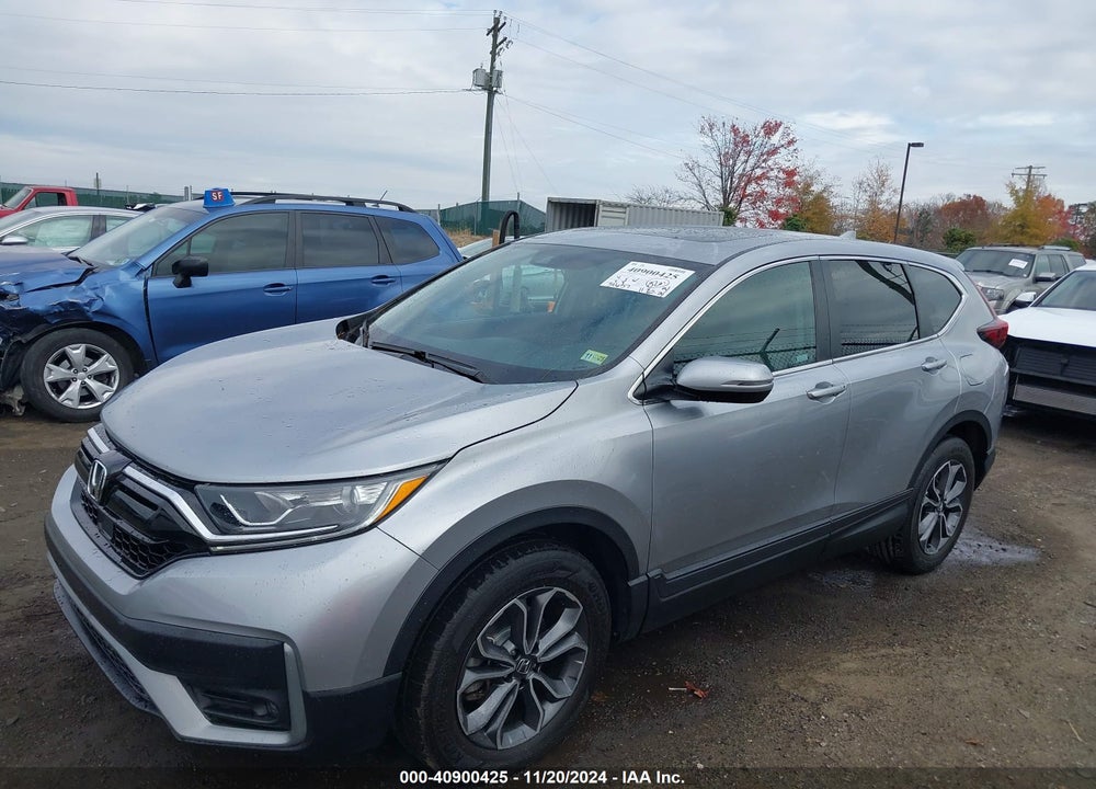 2021 HONDA CR-V AWD EX-L VIN: 2HKRW2H80MH665422