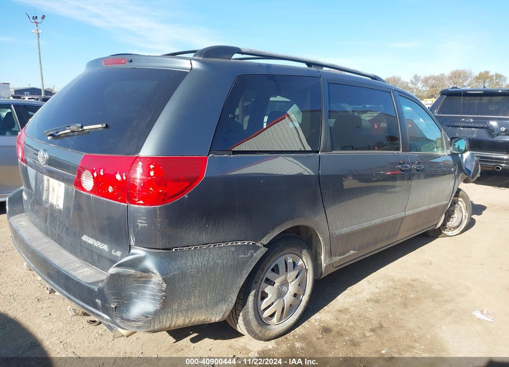2008 TOYOTA SIENNA LE VIN: 5TDZK23C18S213390