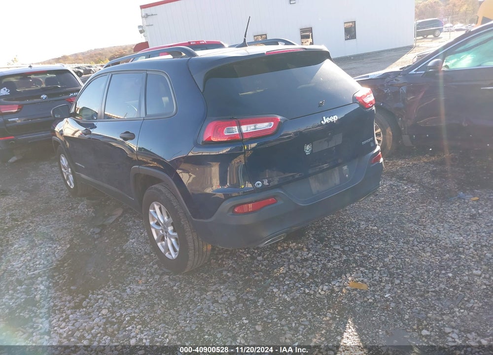 2016 JEEP CHEROKEE SPORT VIN: 1C4PJLAS5GW272919