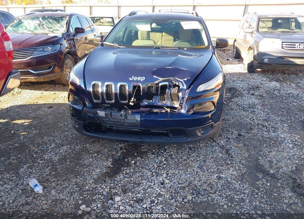 2016 JEEP CHEROKEE SPORT VIN: 1C4PJLAS5GW272919