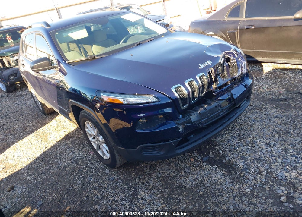 2016 JEEP CHEROKEE SPORT VIN: 1C4PJLAS5GW272919