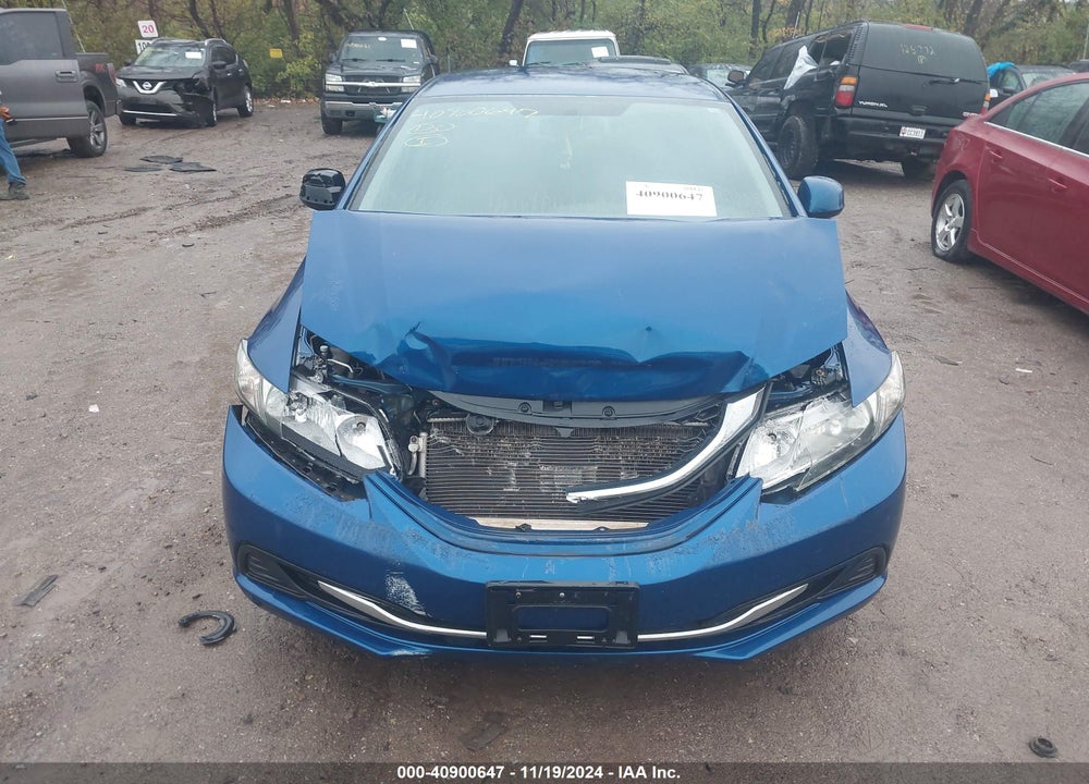 2013 HONDA CIVIC LX VIN: 19XFB2F58DE064321