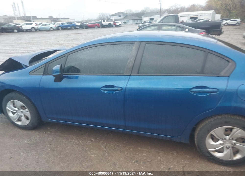 2013 HONDA CIVIC LX VIN: 19XFB2F58DE064321