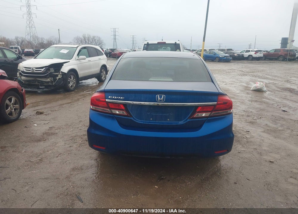 2013 HONDA CIVIC LX VIN: 19XFB2F58DE064321