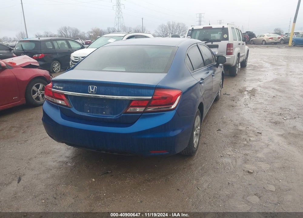 2013 HONDA CIVIC LX VIN: 19XFB2F58DE064321
