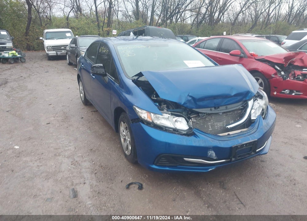 2013 HONDA CIVIC LX VIN: 19XFB2F58DE064321
