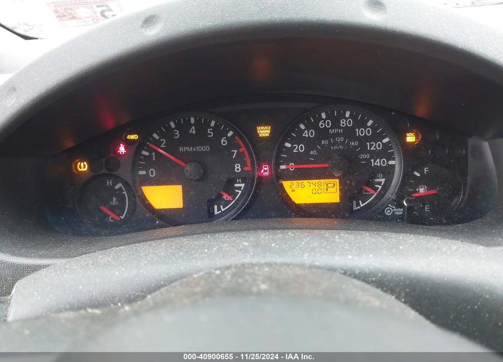 2010 NISSAN XTERRA OFF ROAD VIN: 5N1AN0NW7AC525622