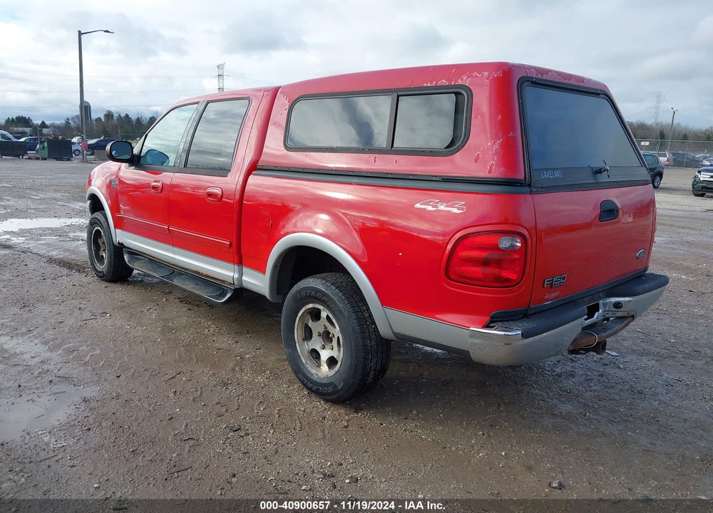 2003 FORD F-150 LARIAT/XLT VIN: 1FTRW08L13KD01485