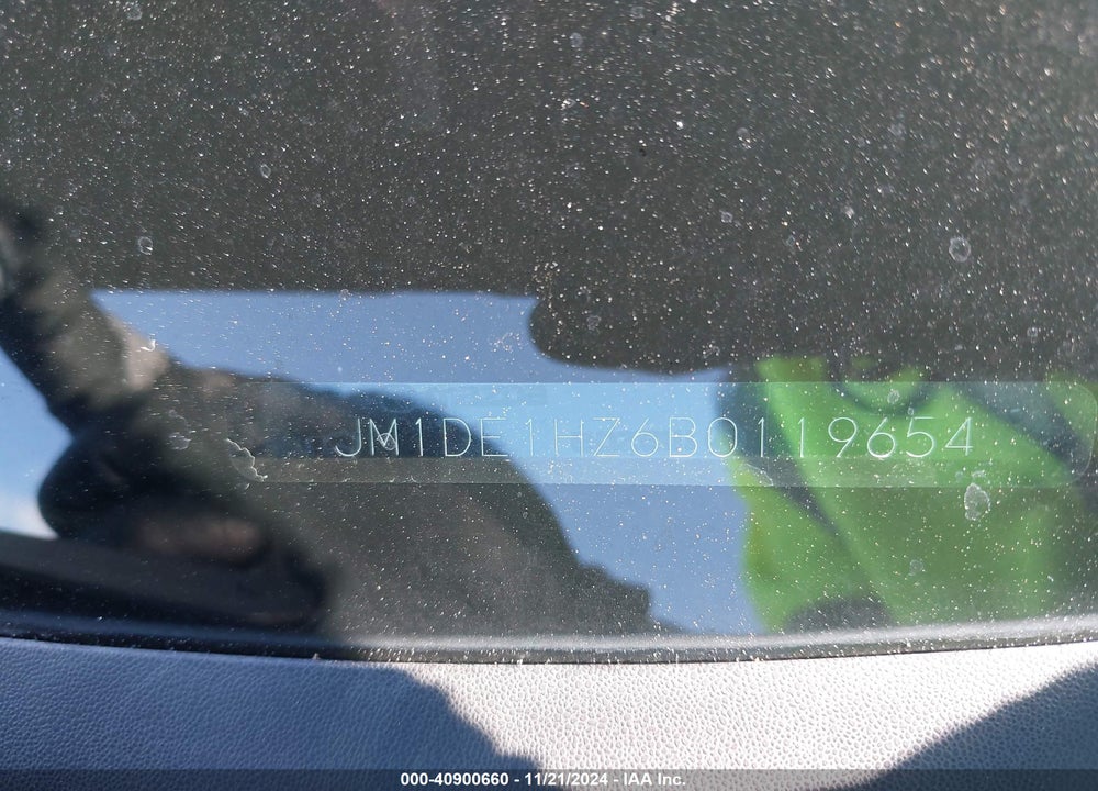 2011 MAZDA 2 SPORT VIN: JM1DE1HZ6B0119654