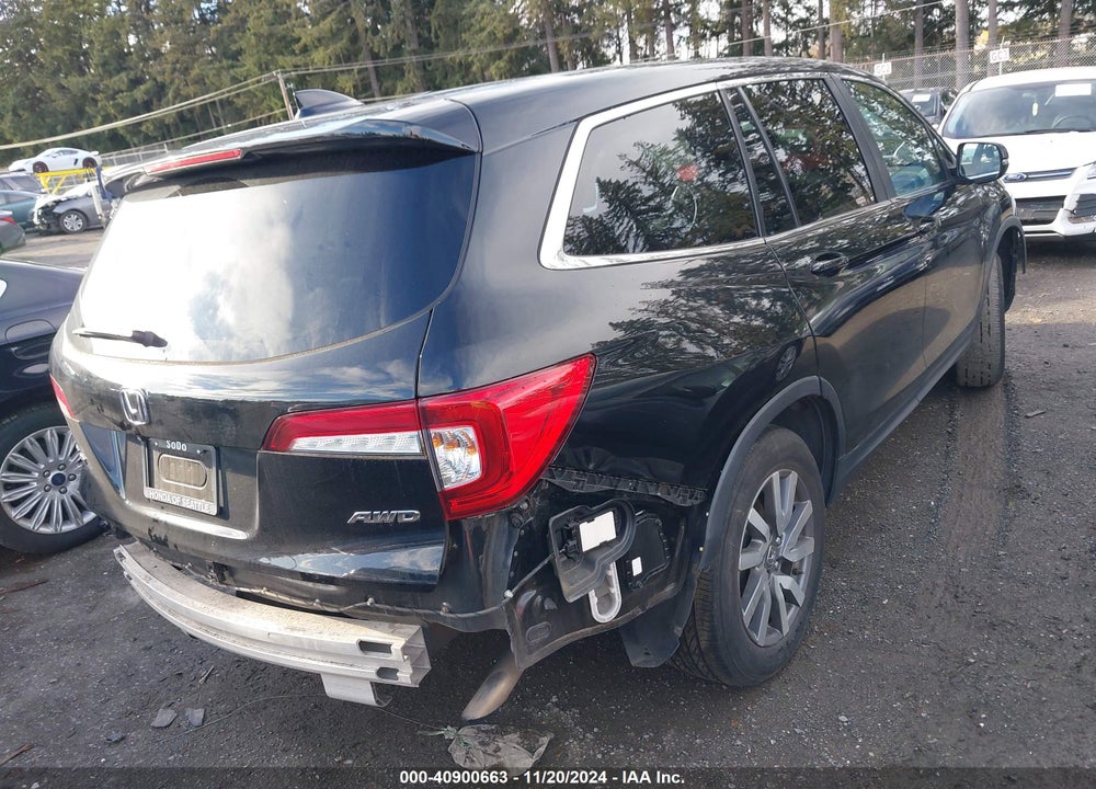 2019 HONDA PILOT EX-L VIN: 5FNYF6H50KB072776