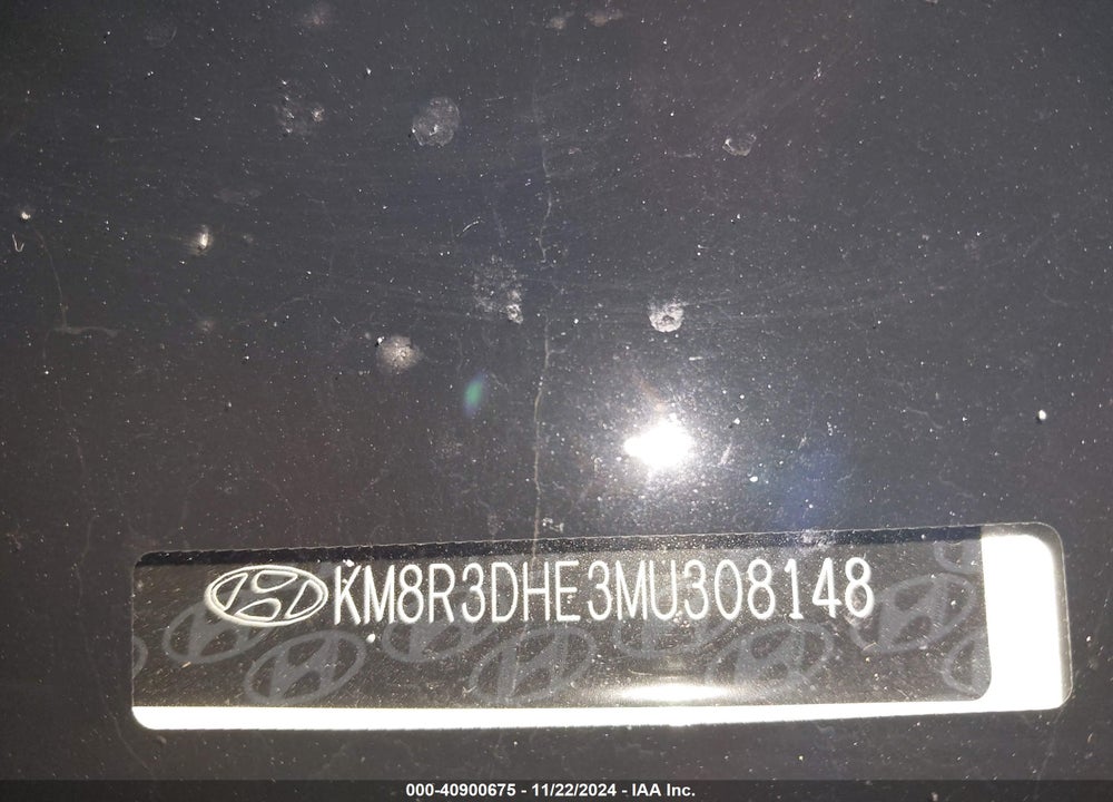 2021 HYUNDAI PALISADE SEL VIN: KM8R3DHE3MU308148