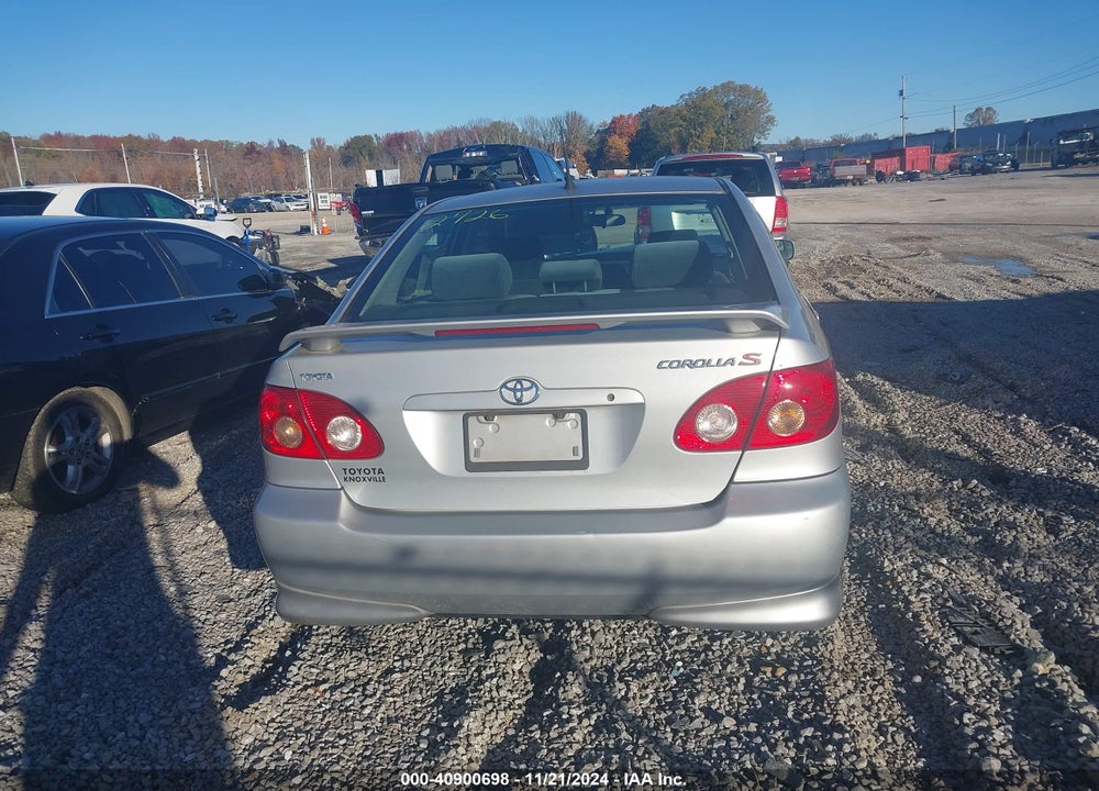 2008 TOYOTA COROLLA S VIN: 2T1BR32E98C895899