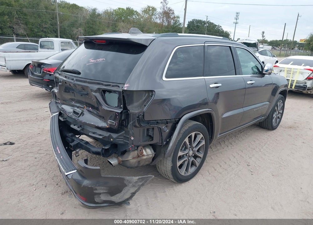 2018 JEEP GRAND CHEROKEE OVERLAND 4X4 VIN: 1C4RJFCT3JC280011