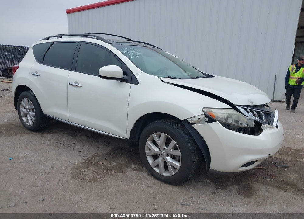 2014 NISSAN MURANO SL VIN: JN8AZ1MU9EW408759