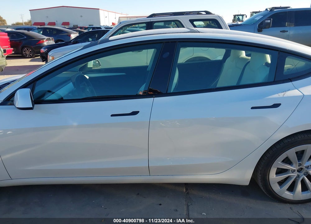 2022 TESLA MODEL 3 VIN: 5YJ3E1EB0NF114507