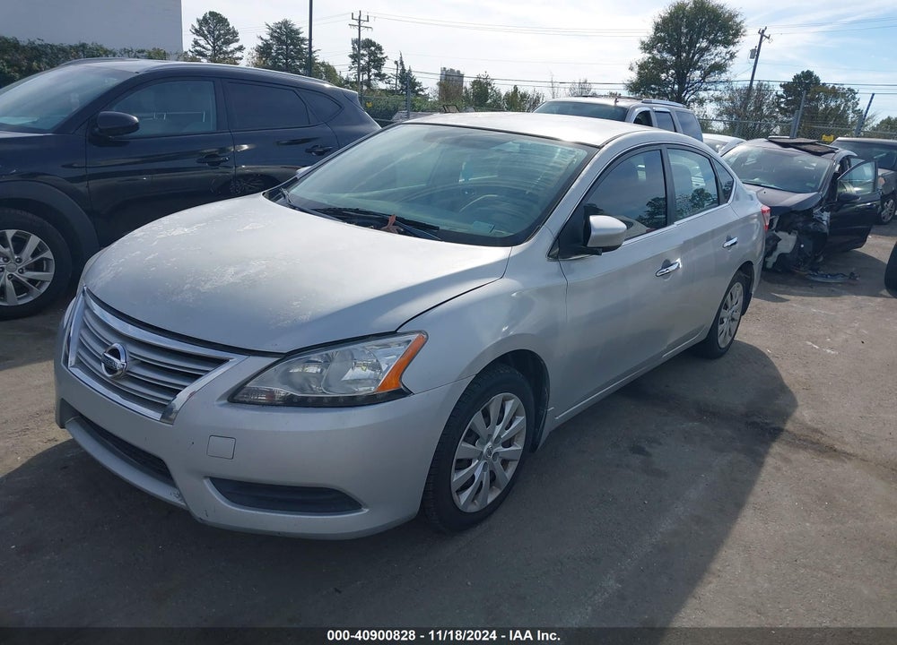 2013 NISSAN SENTRA SV VIN: 3N1AB7AP0DL664670