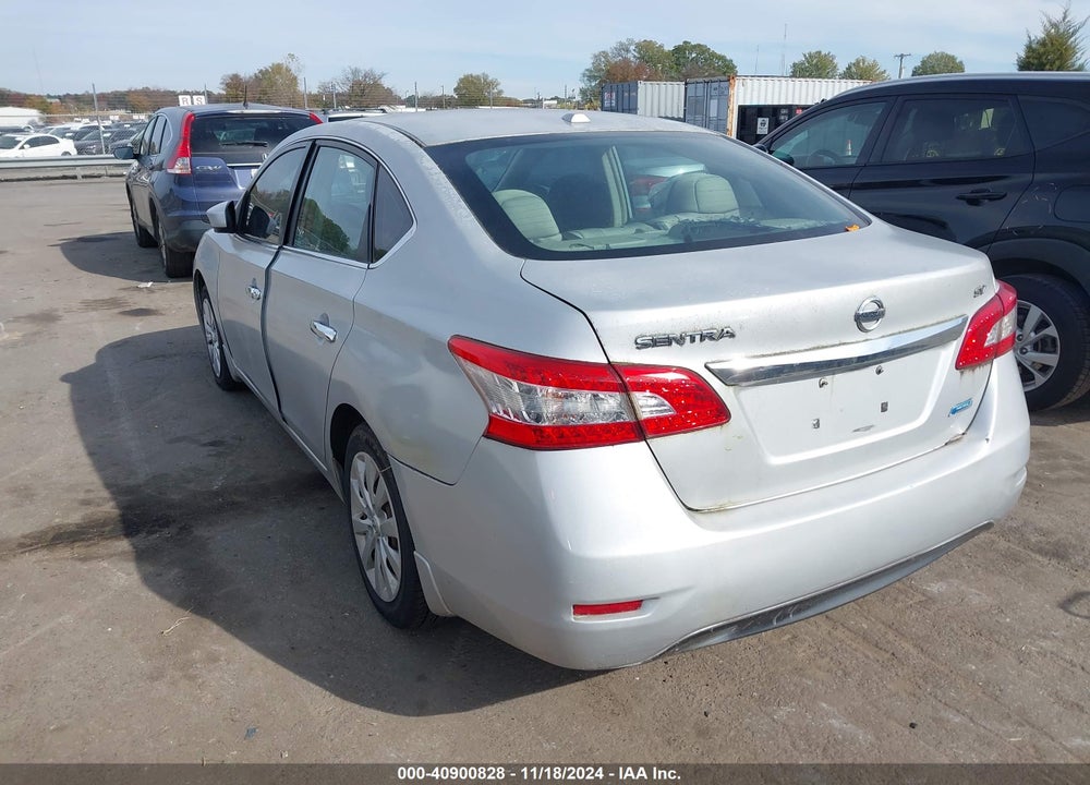 2013 NISSAN SENTRA SV VIN: 3N1AB7AP0DL664670
