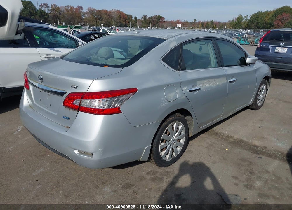 2013 NISSAN SENTRA SV VIN: 3N1AB7AP0DL664670