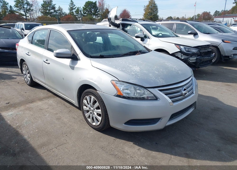 2013 NISSAN SENTRA SV VIN: 3N1AB7AP0DL664670