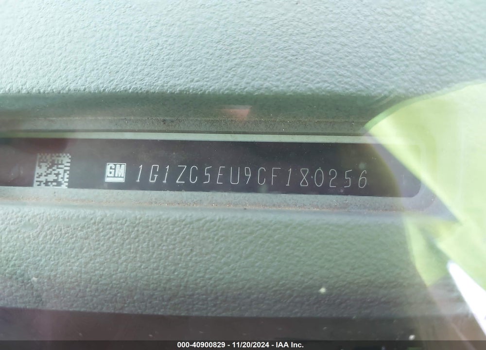 2012 CHEVROLET MALIBU 1LT VIN: 1G1ZC5EU9CF180256