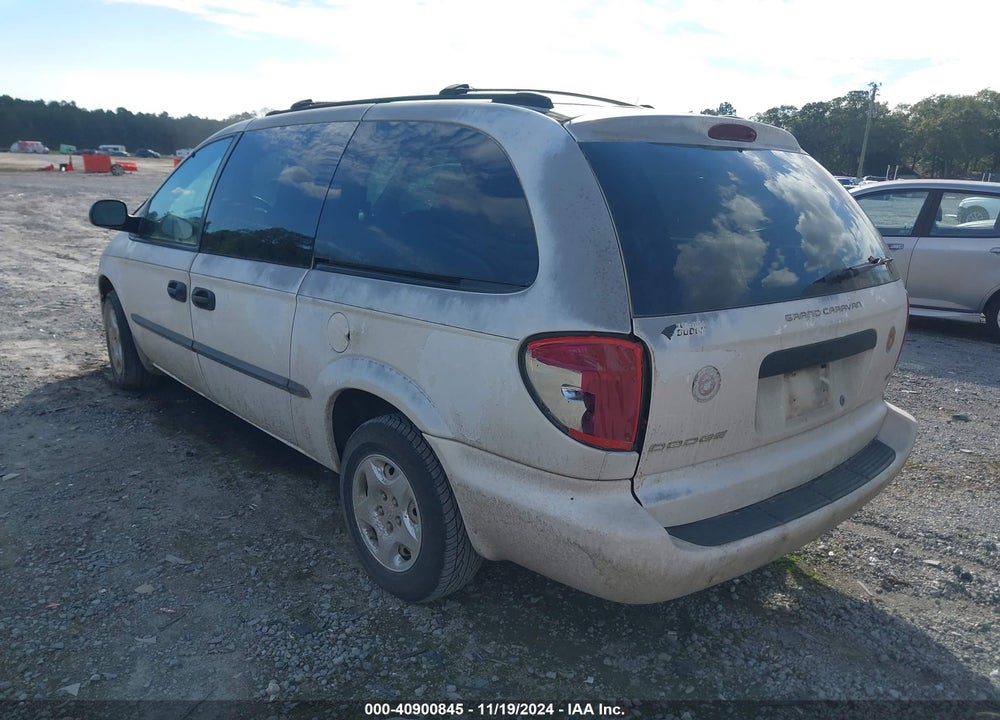 2002 DODGE GRAND CARAVAN SE VIN: 1B4GP24372B522770
