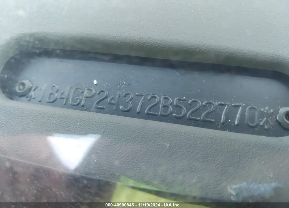 2002 DODGE GRAND CARAVAN SE VIN: 1B4GP24372B522770
