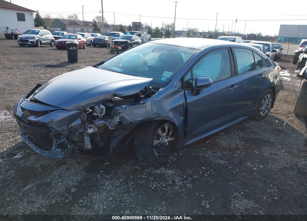 2021 TOYOTA COROLLA LE VIN: 5YFEPMAE6MP173813