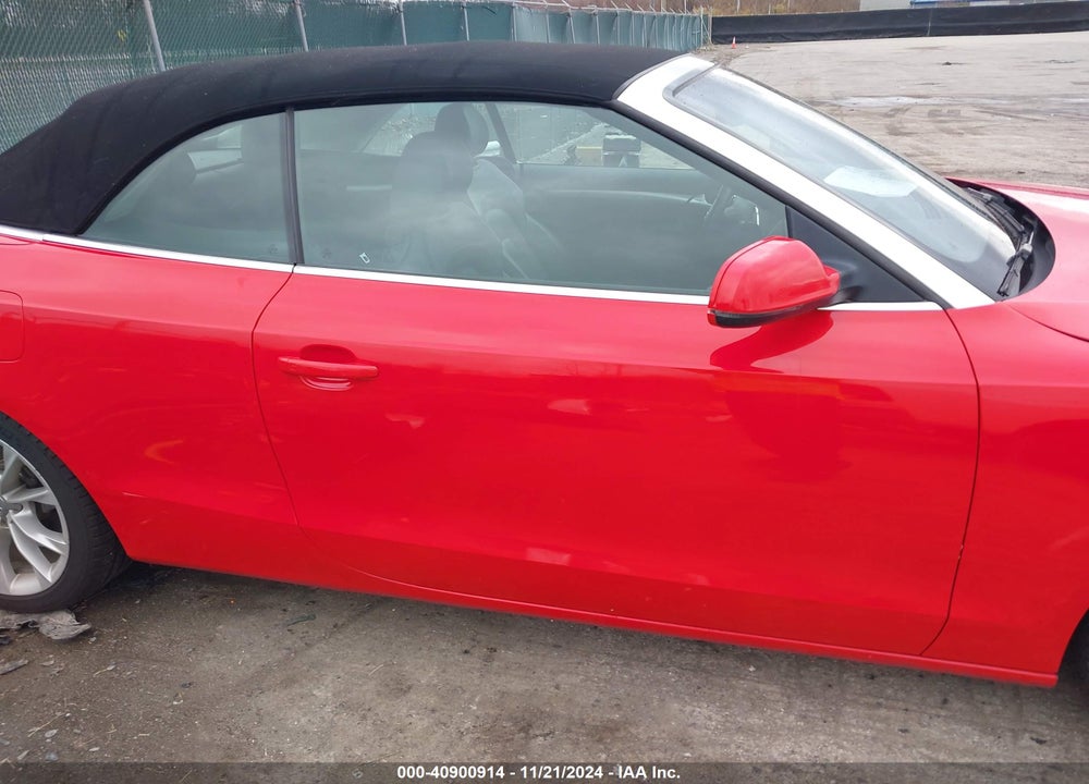 2013 AUDI A5 2.0T PREMIUM VIN: WAUVFAFH1DN001929