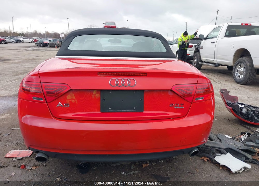 2013 AUDI A5 2.0T PREMIUM VIN: WAUVFAFH1DN001929
