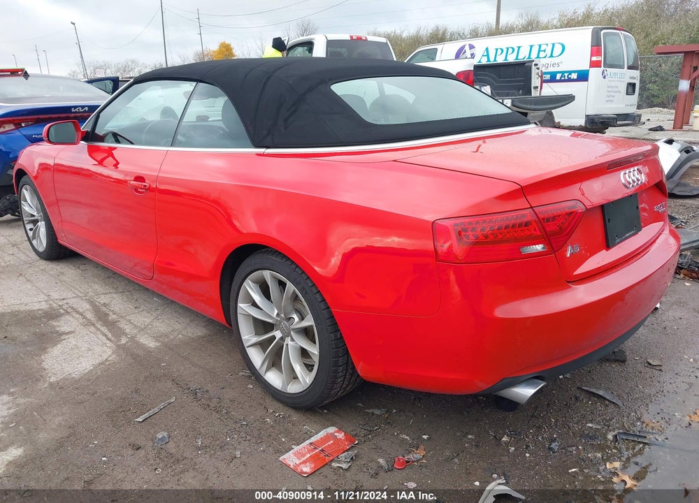 2013 AUDI A5 2.0T PREMIUM VIN: WAUVFAFH1DN001929