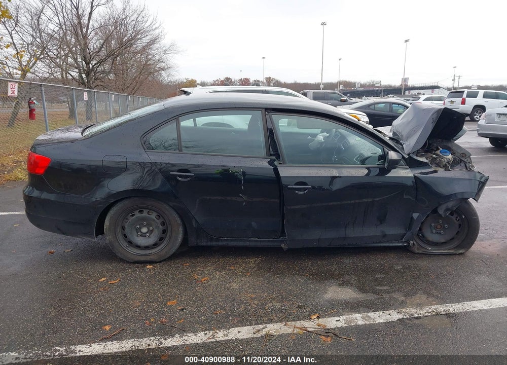 2012 VOLKSWAGEN JETTA 2.0L S VIN: 3VW2K7AJ7CM346001