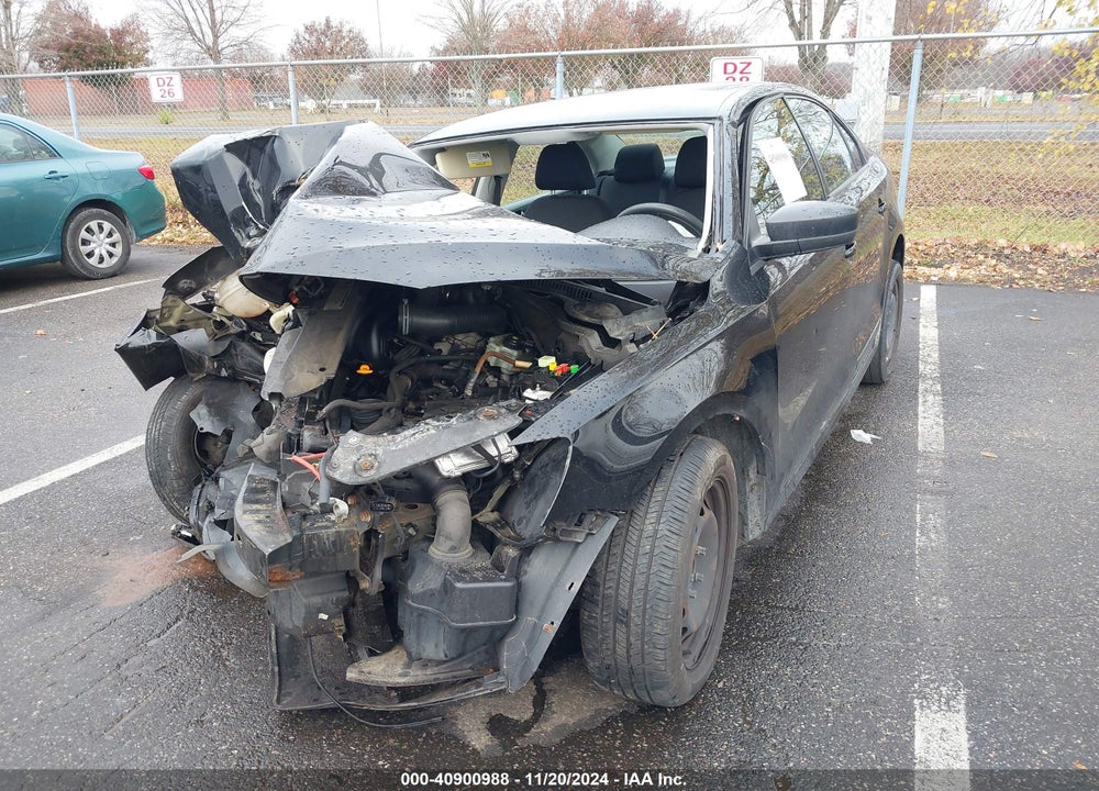 2012 VOLKSWAGEN JETTA 2.0L S VIN: 3VW2K7AJ7CM346001