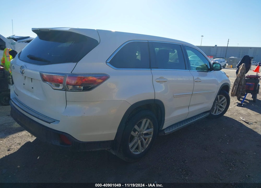 2016 TOYOTA HIGHLANDER LE V6 VIN: 5TDZKRFH9GS177379