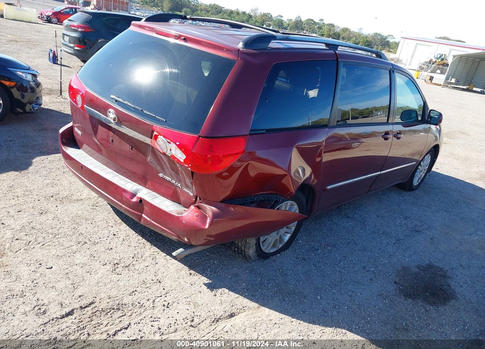 2008 TOYOTA SIENNA LIMITED VIN: 5TDZK22C78S205215