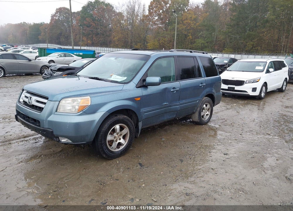 2006 HONDA PILOT EX-L VIN: 5FNYF286X6B029330