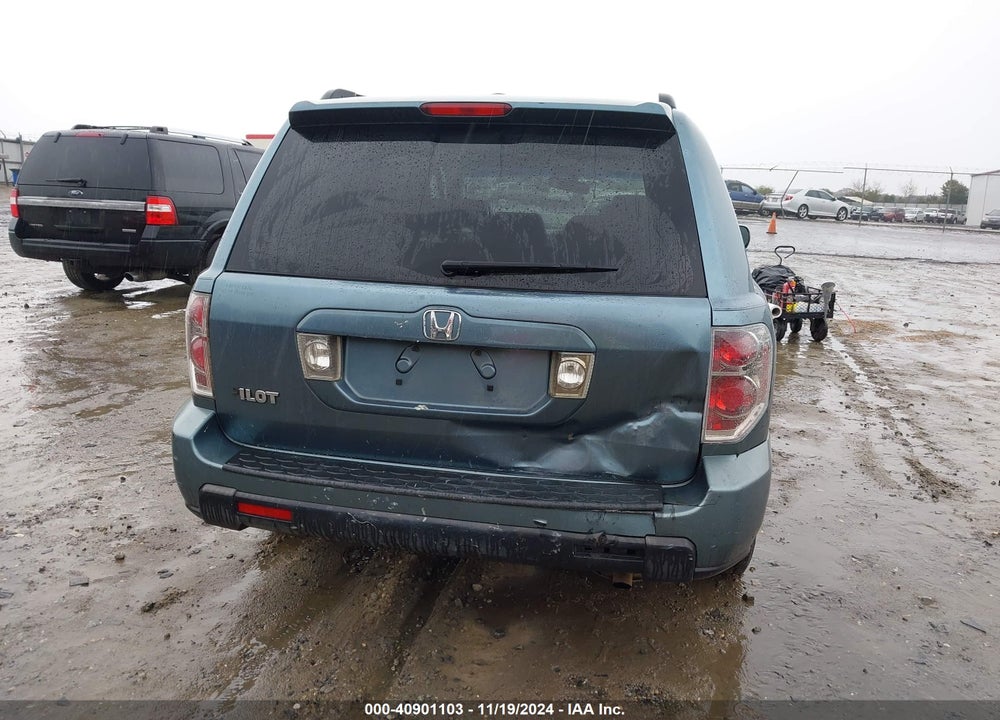 2006 HONDA PILOT EX-L VIN: 5FNYF286X6B029330