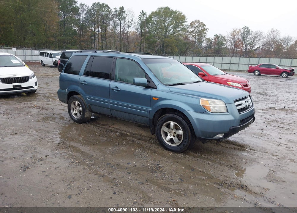2006 HONDA PILOT EX-L VIN: 5FNYF286X6B029330
