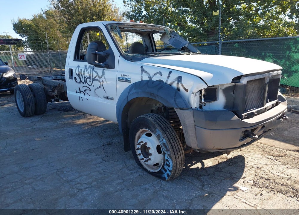 2007 FORD F-450 CHASSIS XL/XLT VIN: 1FDXF46P27EA38637
