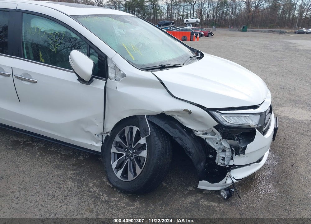 2022 HONDA ODYSSEY EX-L VIN: 5FNRL6H78NB028611